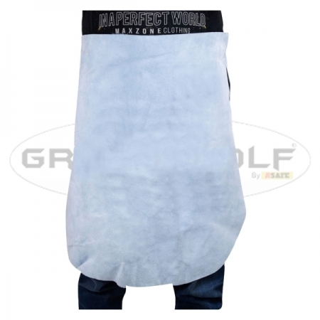 Gray Wolf Split Cowhide Welding Bib