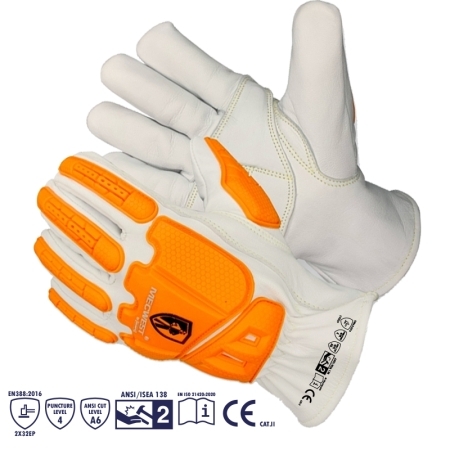 Impact & Cut Resistance and Vibration Dampening Gloves