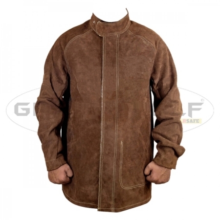 Leather Welding Jacket with PROBAN fire retardant fabric
